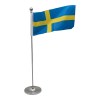 Bordsflagga sverige i metall