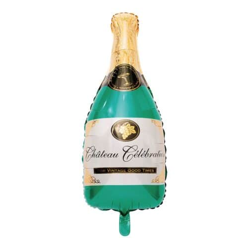 Folieballong chateau champagneflaska