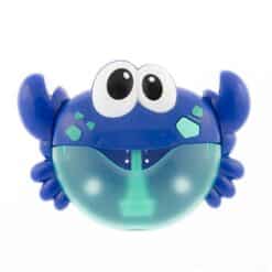 Musikalisk krabba med bubblor for bad blå