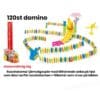 Genomskinlig Tåg + 120 dominos + ruschekarna + anka