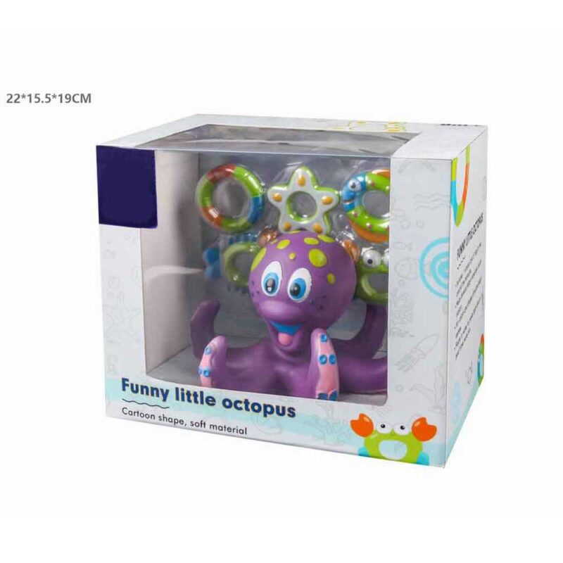 Swimming pool toys - dot the rings in the octopus box