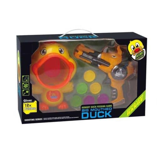 Hungry duck skydespil med luftpumpe legetøjspistol variant 5
