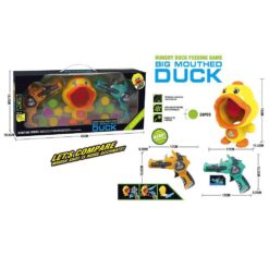 Hungry duck skydespil med luftpumpe legetøjspistol variant 4