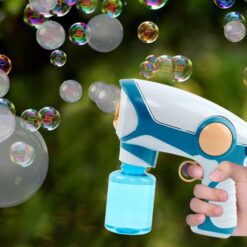 Bubble machine for soap bubbles with smoke blue 11
