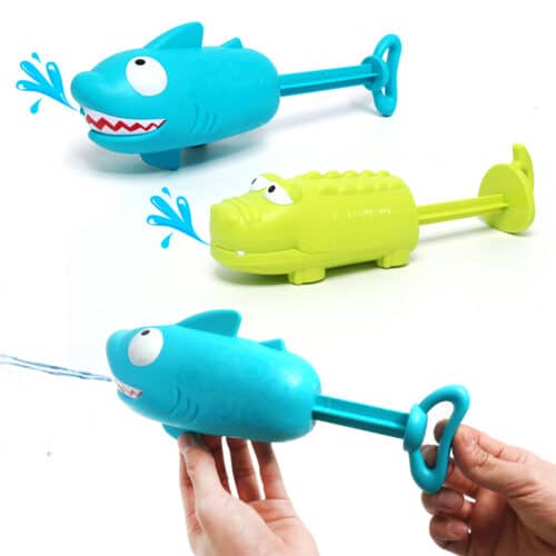 Summer toy water pistol shark and alligator