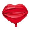 Folieballong Läppar röd