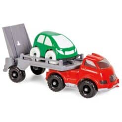 Tow truck toy - including a car