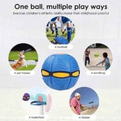 Frisbee ball - Magic UFO ball with light blue play 2