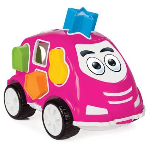 Klosslada lyserød bil
