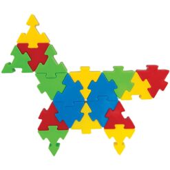 Puzzle children - geometric shapes 128 pieces MODEL 3