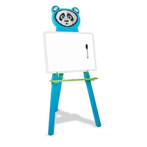 Whiteboard børnesæt panda blå