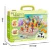 3D puzzle construction box including tools 331pcs Animals box
