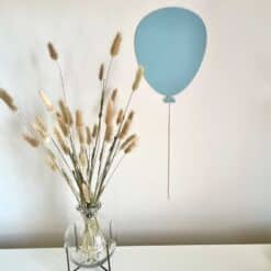 Balloon cradle decoration blue