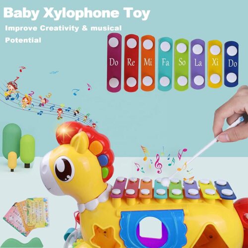 Activity toy with blocks and xylophone for baby 2