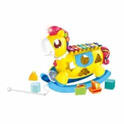 Activity toy with bricks and xylophone baby yellow