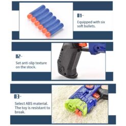 Toy gun with shot - outdoor toys for children details