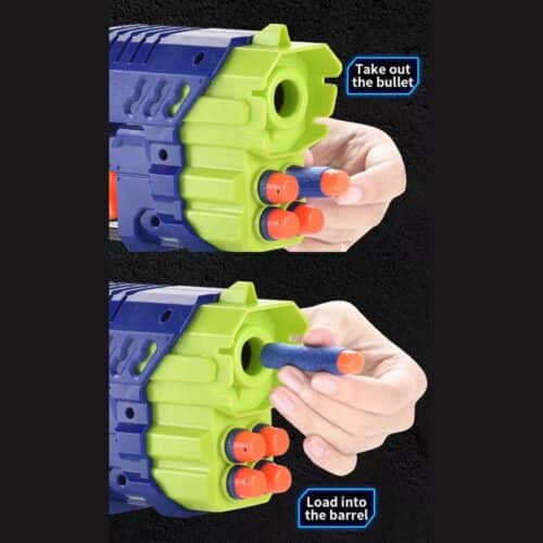 Toy gun with shot - outdoor toys for children 4