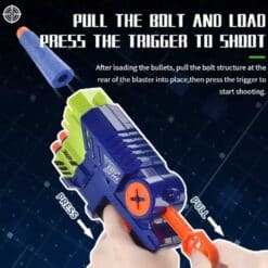 Toy gun with shot - outdoor toys for children 5