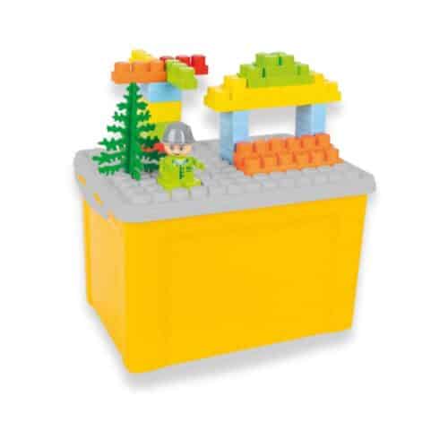 Building blocks - 191 pieces including storage box box box