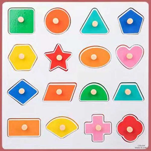 Knob puzzle wood - series with different motifs variant 3