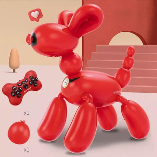 Robot dog - intelligent balloon dog red
