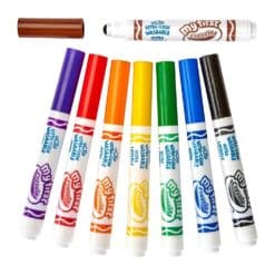 Washable markers 6 pieces