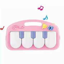 Babygym med piano och ljud rosa detaljer 2