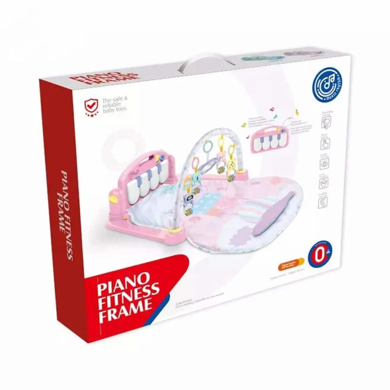 Baby gym with piano packaging