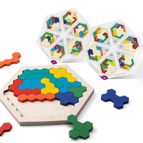 Hexagon Wooden Puzzle 1