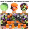 Balloon arch HalloweenBat instructions