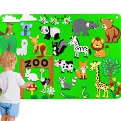 Zoo felt board