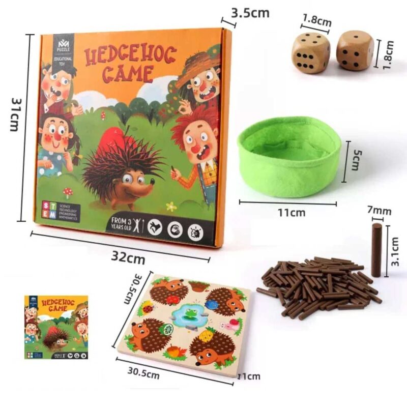 Hedgehog carpet game size