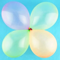 Neon Luftballons Mehrfarbig Details