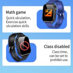 Smart GPS watch for kids with sim card school mode