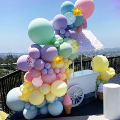 Balloon arch Pastel