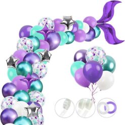 Balloon arch mermaid