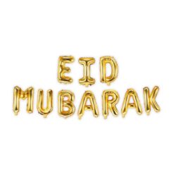 Ballongirlande Eid Mubarak Gold