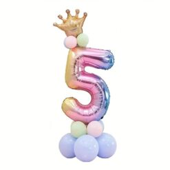 Balloon Pillar Crown for Number Balloon 5