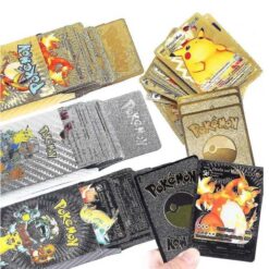 pokemon cards in different colors