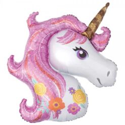 Folieballon Unicorn Pink Large