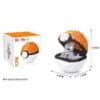 Mewtwo Pokémon Ball Nanoblock Kit size