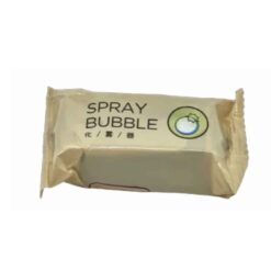 Bubble machine for soap bubbles with smoke