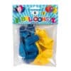 Metalliska Gula & Blå Ballonger 8-pack