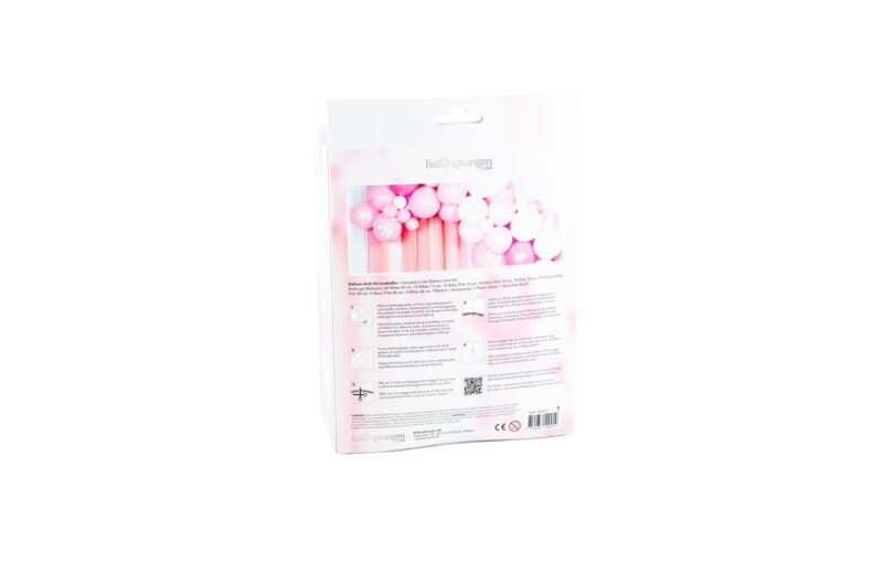 Balloon arch Baby Pink 5 meters DIY Kit - Image 4