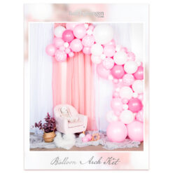 Ballongbåge Baby Pink 5 meter DIY Kit