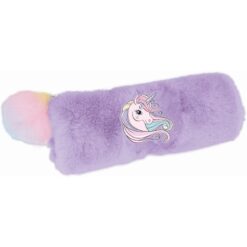 PENCIL BOX PLUSH UNICORN PURPLE TINKA COOL SCHOOL