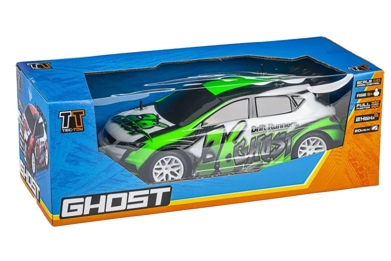 TEC-TOY Ghost R/C 1:10 2.4GHz 7.2V 300mAh Ni-MH grøn - Billede 8