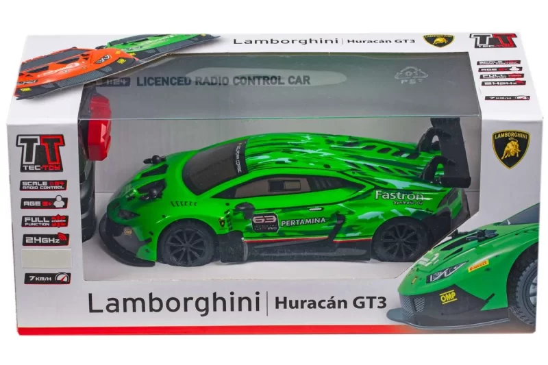 TEC-TOY Lamborghini Huracan GT3 R/C 1:24 2.4GHz grøn - Billede 9