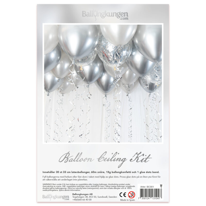 Roof balloons Silver Kit - Image 3