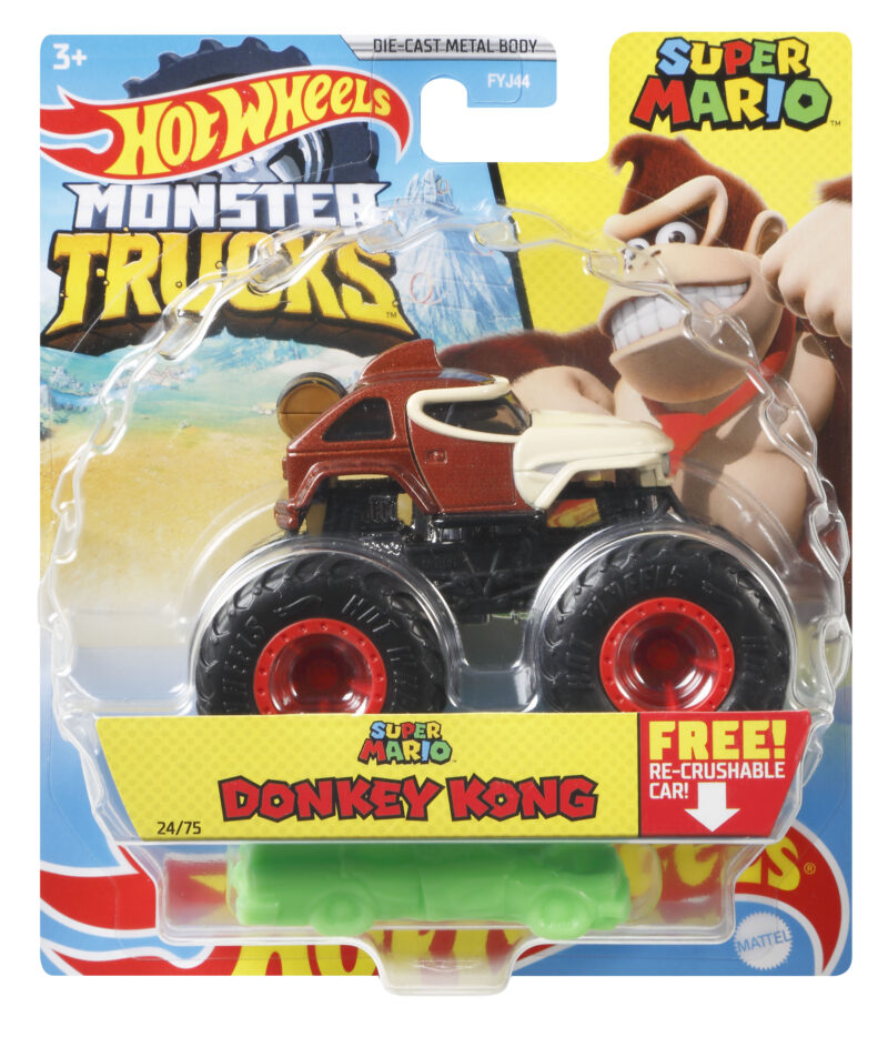 Hot Wheels Monster Truck 1:64 – coola monstertrucks med gigantiska hjul och robust design. Perfekt för fartfylld lek och samlare. Från 3 år!